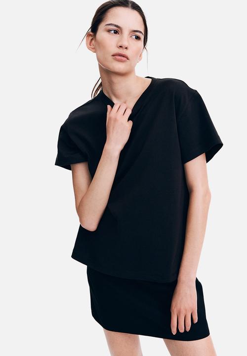 H&M - Oversized cotton t-shirt - black
