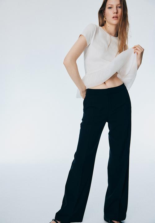 H&M - Tailored trousers - black