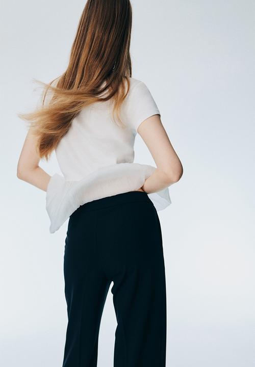 H&M - Tailored trousers - black