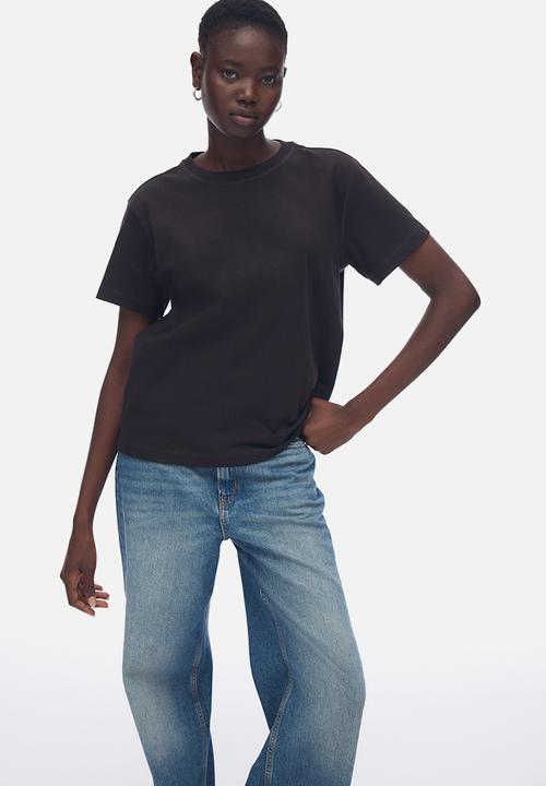 H&M - Oversized cotton t-shirt - dark brown