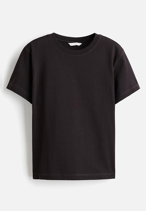 H&M - Oversized cotton t-shirt - dark brown