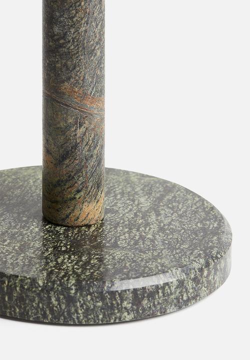 H&M - Marble paper towel holder - green/marbled