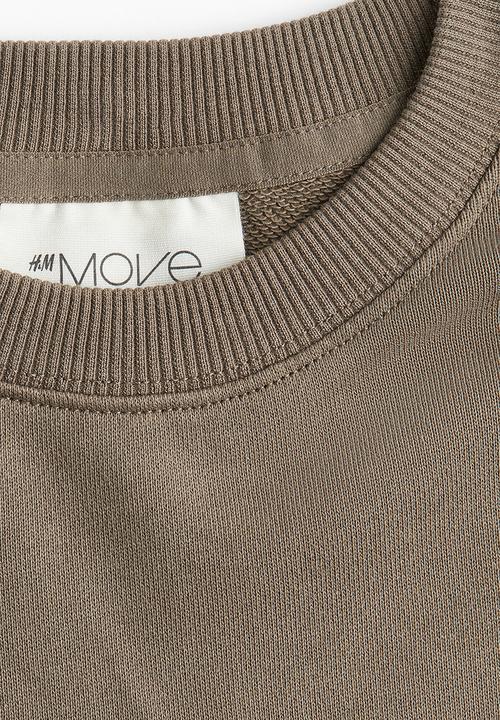 H&M - Sports sweatshirt - dark beige