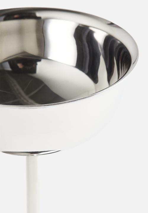 H&M - Tall stainless steel coupe - silver-coloured