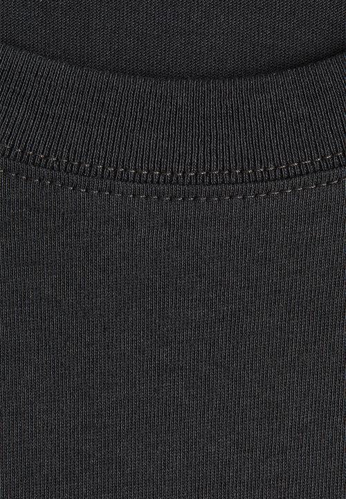 H&M - Oversized printed T-shirt - dark grey/alligator