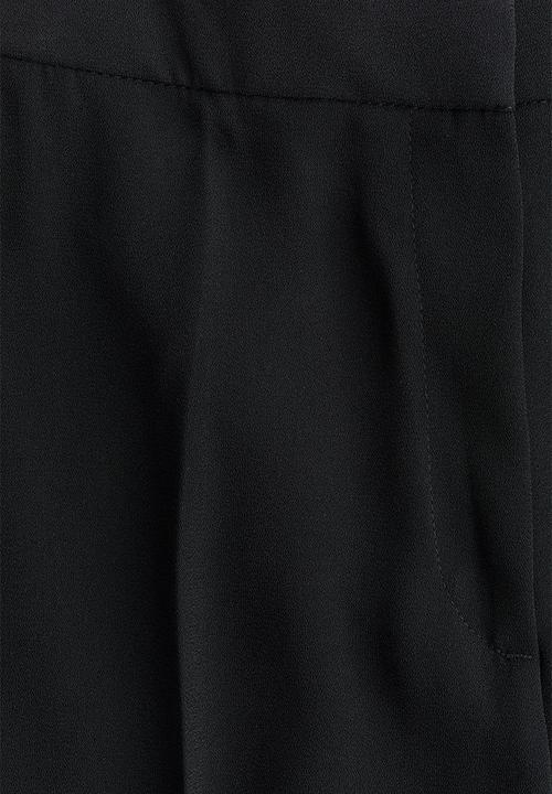 H&M - Straight crease-leg trousers - black