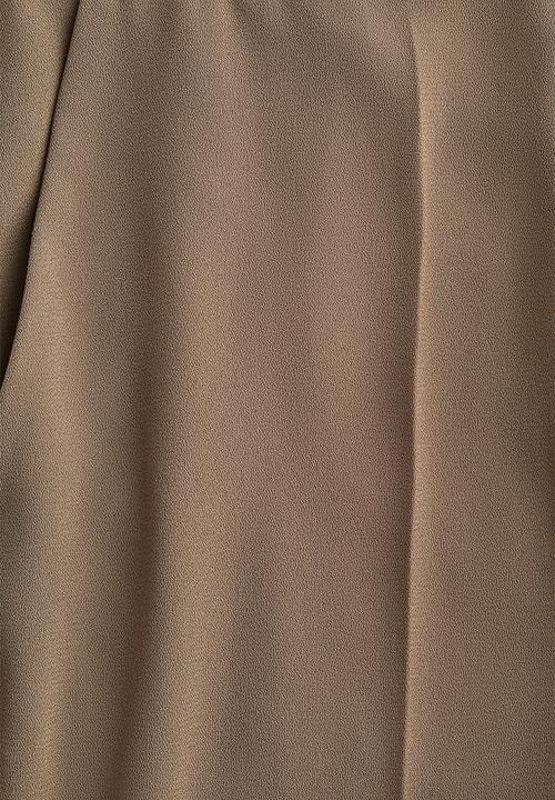 H&M - Straight crease-leg trousers - dark beige