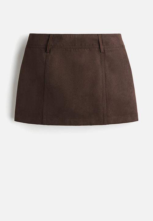 H&M - Mini skirt - dark brown