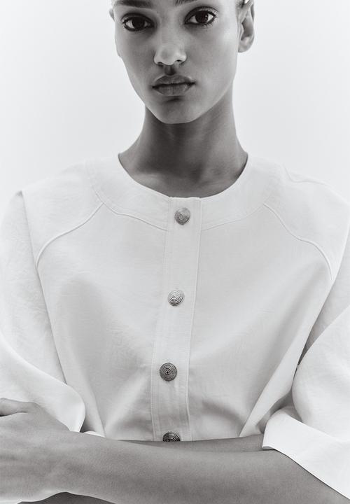H&M - Shift dress - cream