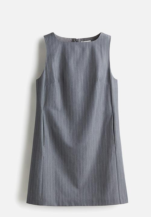 H&M - Shift dress - grey pinstriped