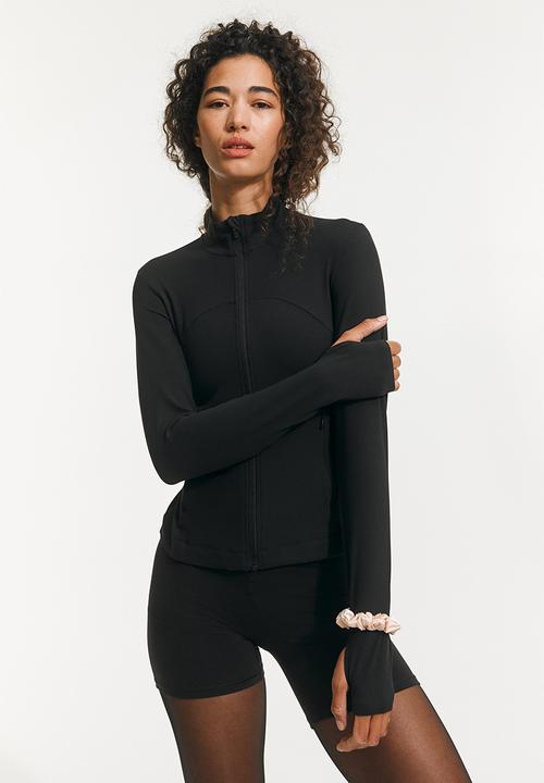 H&M - Zip-through sports jacket with softmove™ - black