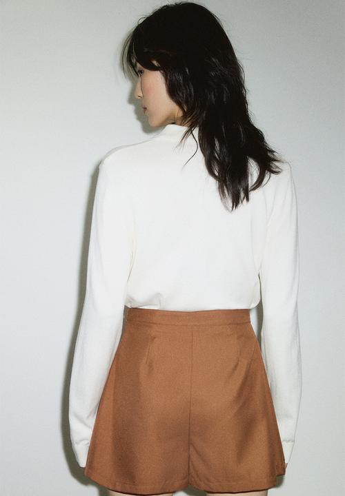 H&M - Pleated skort - brown
