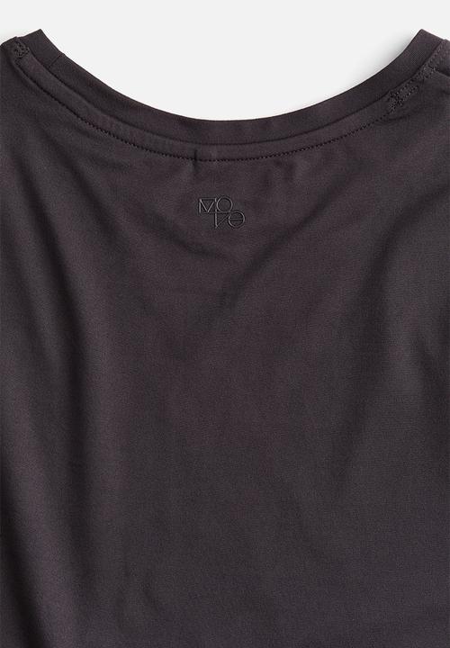 H&M - Boxy-style sports top with drymove™ - grey
