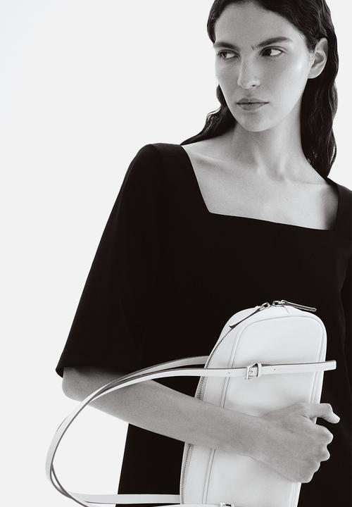 H&M - Twill shift dress - black