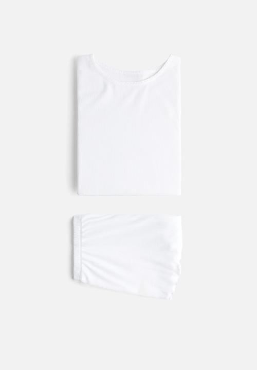 H&M - Pointelle pyjamas - white