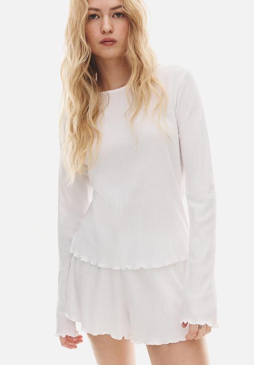 H&M - Pointelle pyjamas - white