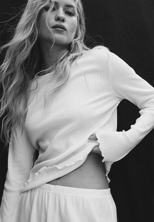 H&M - Pointelle pyjamas - white