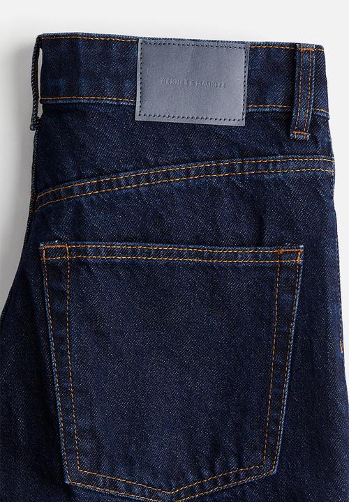 H&M - Wide high ankle jeans - blue