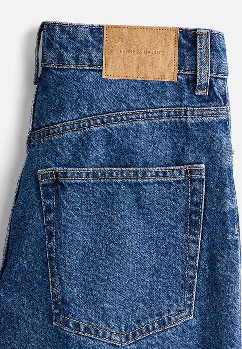 H&M - Wide high ankle jeans - denim blue