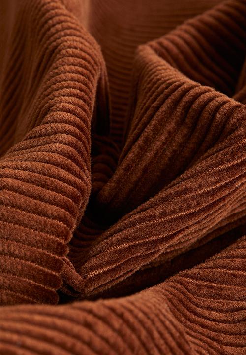 H&M - Corduroy cushion cover - brown