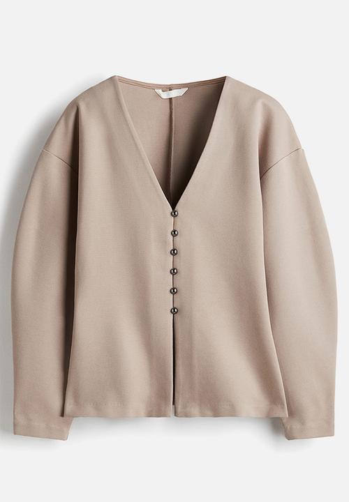 H&M - Waisted cardigan - beige