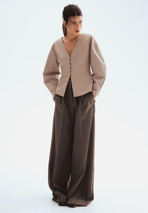 H&M - Waisted cardigan - beige