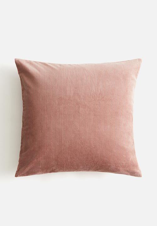 H&M - Corduroy cushion cover - dusty pink