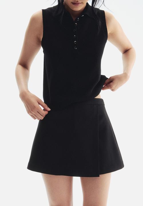 H&M - Wrap skort - black