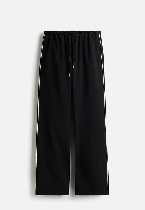 H&M - Drawstring trousers - black