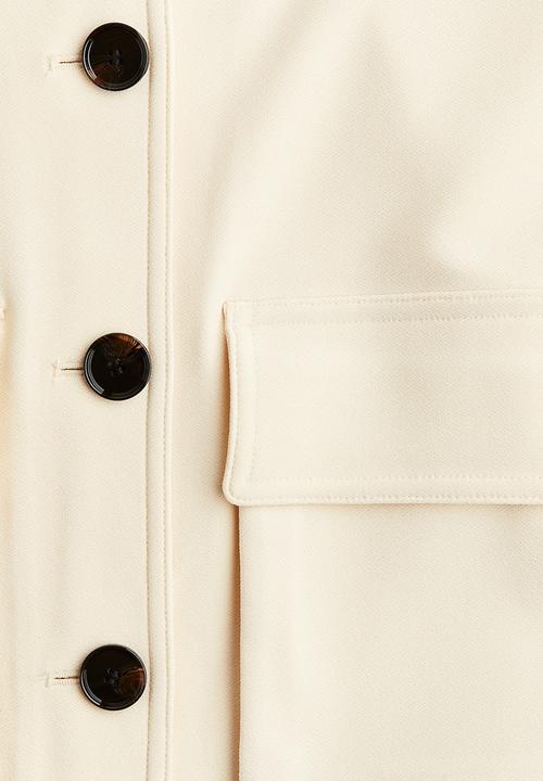 H&M - Pocket-detail jacket - cream