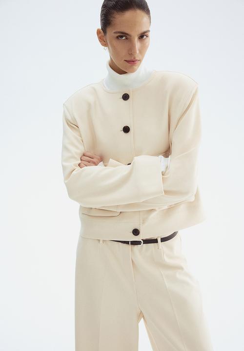 H&M - Pocket-detail jacket - cream