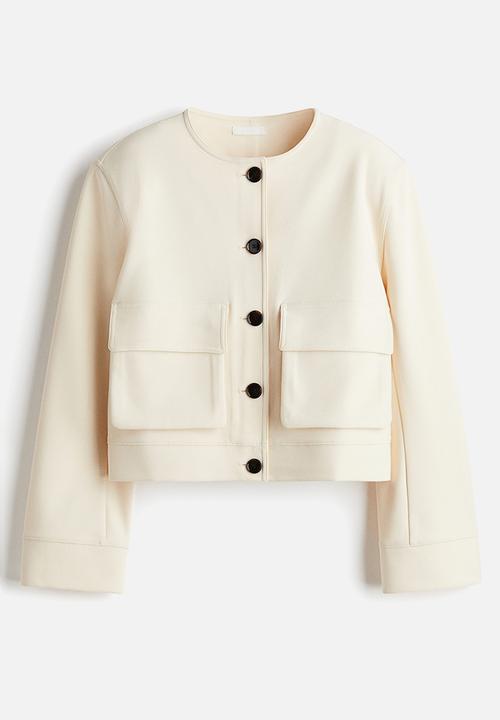 H&M - Pocket-detail jacket - cream