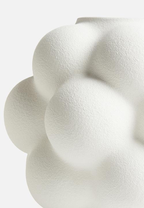 H&M - Bubbly stoneware vase - white