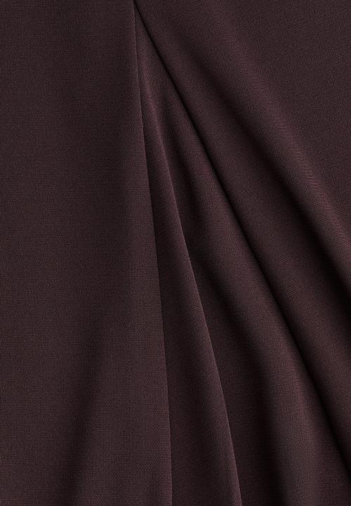 H&M - Flared trousers - burgundy