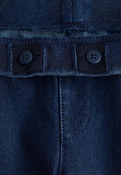 H&M - Wide denim-look trousers - dark denim blue