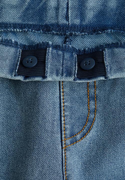 H&M - Wide denim-look trousers - light denim blue