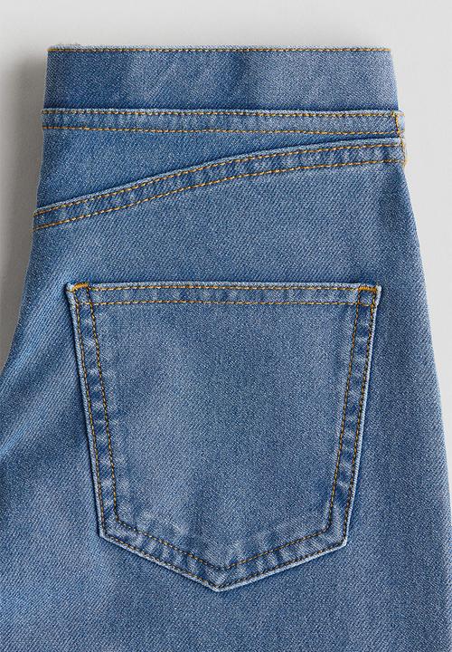 H&M - Wide denim-look trousers - denim blue