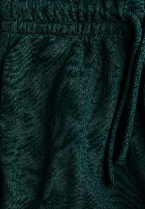 H&M - Sweatshirt shorts - dark green