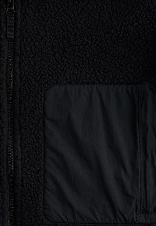 H&M - Teddy jacket - black