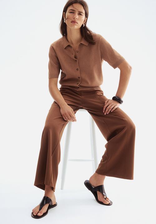 H&M - Wide trousers - brown