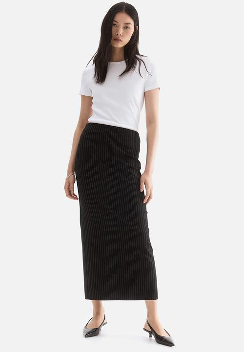 H&M - Midi skirt - black