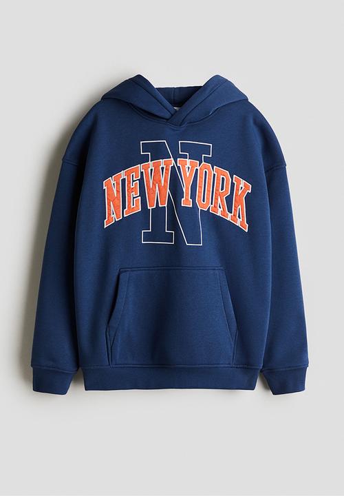 H&M - Hoodie - blue/new york