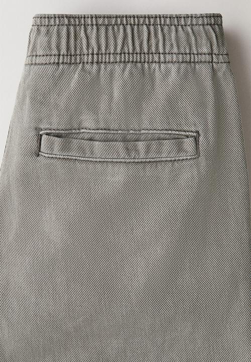 H&M - Cotton twill joggers - dark grey