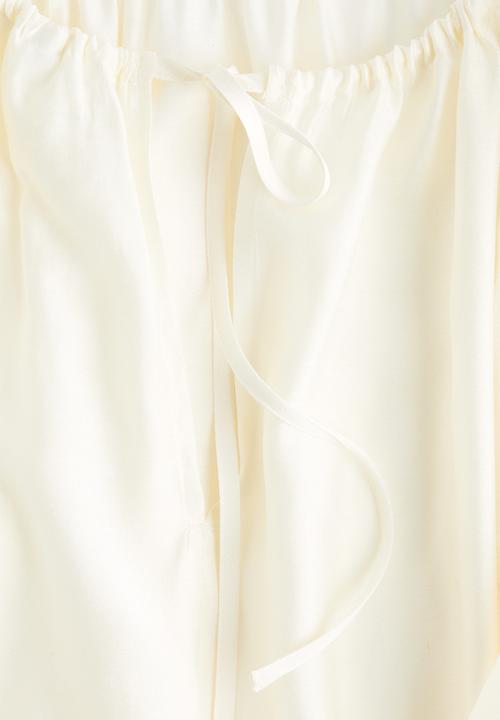 H&M - Drawstring-detail blouse - cream
