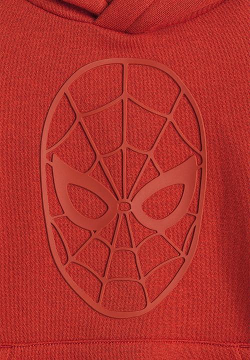 H&M - Printed hoodie - red marvel comics