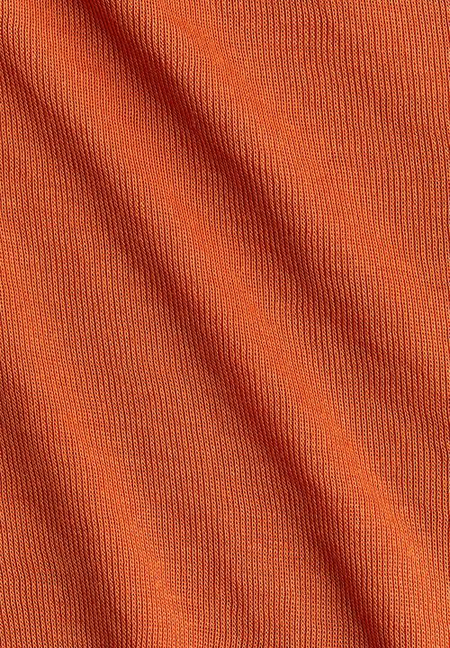 H&M - Fine-knit button-front top - orange