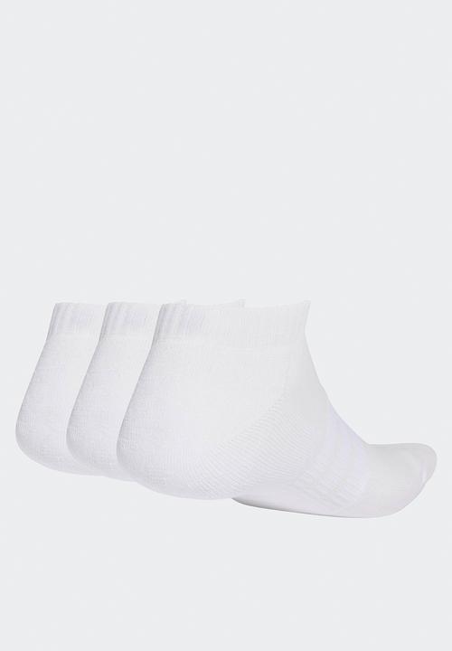 adidas Originals - Cushioned Essentials Low Cut Socks 3 Pair Pack - White