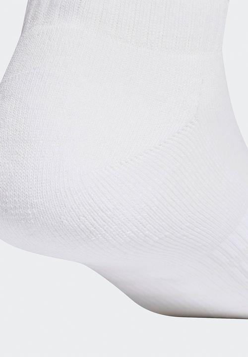 adidas Originals - Cushioned Essentials Low Cut Socks 3 Pair Pack - White