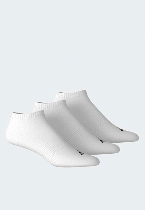 adidas Originals - Cushioned Essentials Low Cut Socks 3 Pair Pack - White