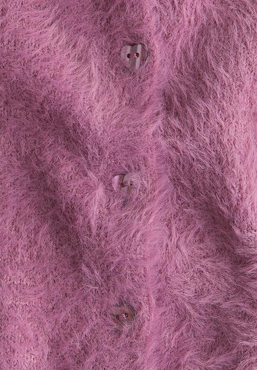 H&M - Fluffy cardigan - plum purple